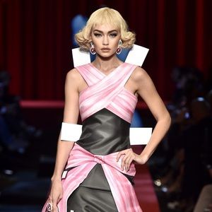 Moschino Couture S/S 2017 Black and Pink Dress